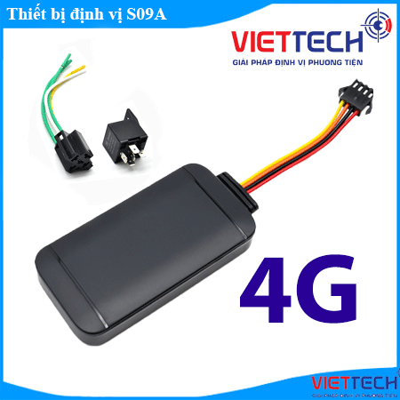 Bộ thiết bị định vị ô tô S09A Pro chip 4G công nghệ mới nhất